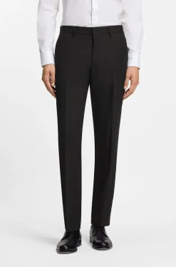 Two-piece regular-fit suit in stretch cloth