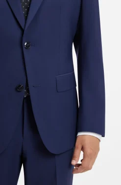 Two-piece slim-fit suit in a wool blend