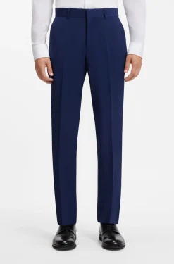 Two-piece slim-fit suit in a wool blend