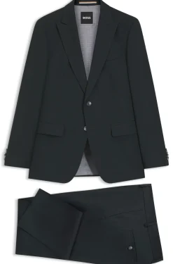 Two-piece slim-fit suit in a wool blend