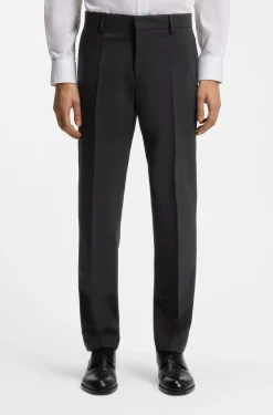 Two-piece slim-fit suit in stretch wool