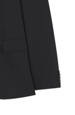 Two-piece slim-fit suit in stretch wool