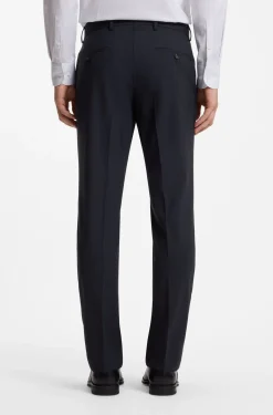 Two-piece slim-fit suit in stretch wool