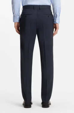 Two-piece slim-fit suit in virgin wool