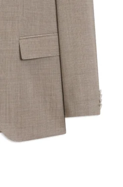 Two-piece slim-fit suit in virgin wool