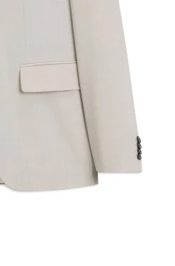 Two-piece slim-fit suit in washable stretch cloth