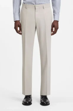 Two-piece slim-fit suit in washable stretch cloth
