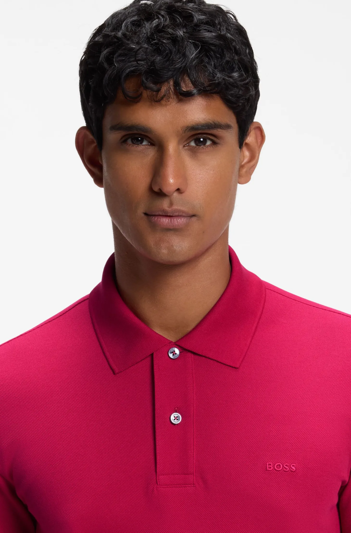 Versatile polo shirt in soft cotton