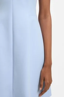 V-neck dress with seaming details