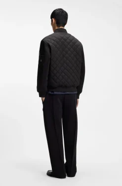 Water-repellent jacket in mixed materials