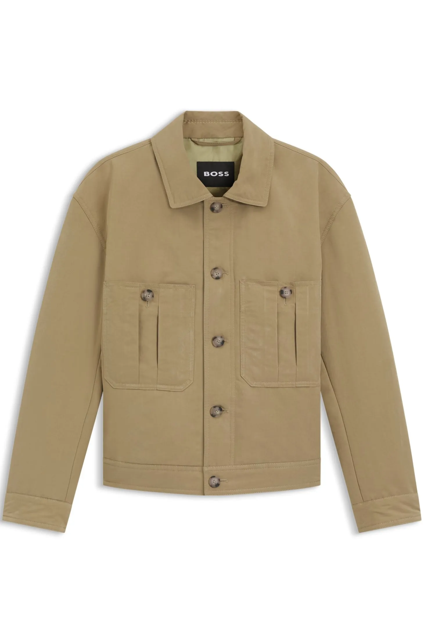 Water-repellent jacket in peached fabric