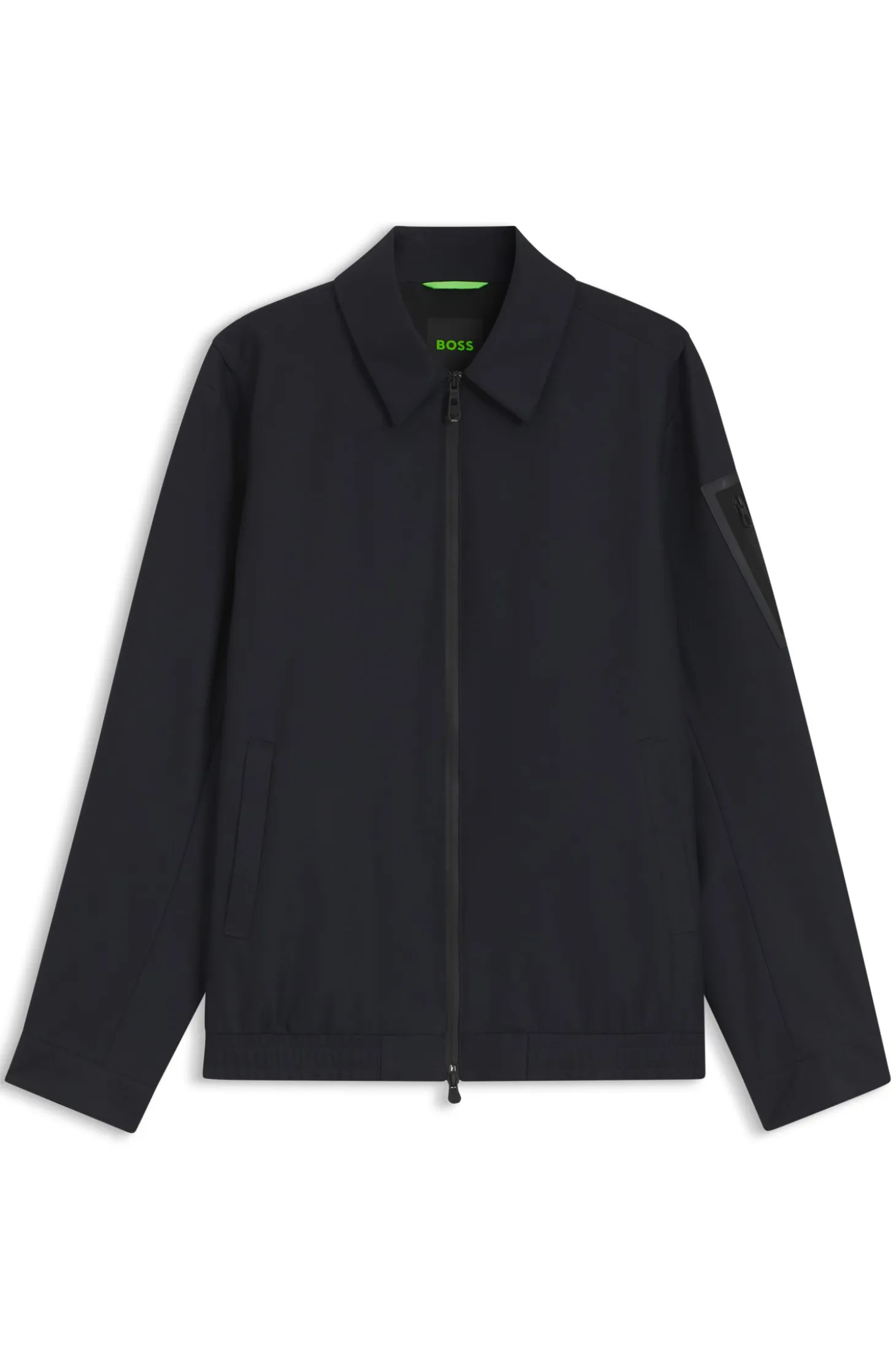 Water-repellent jacket in stretch material