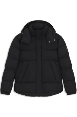 Water-repellent jacket with logo badge