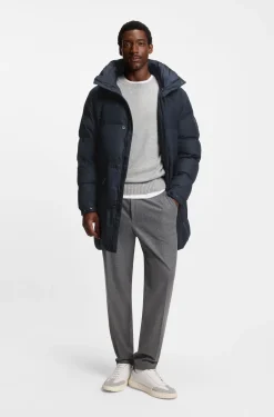 Water-repellent jacket with padding