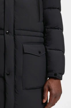 Water-repellent jacket with padding