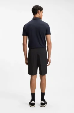 Water-repellent regular-fit shorts in quick-dry twill