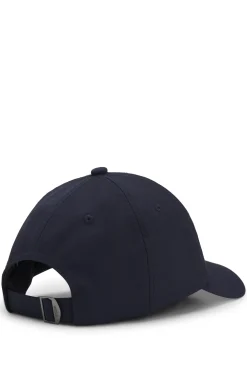 Wool-blend cap with logo lettering