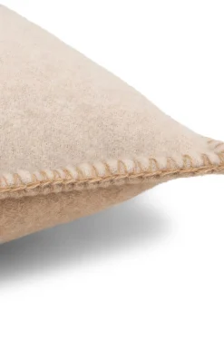 Wool-blend cushion cover with Double B monogram