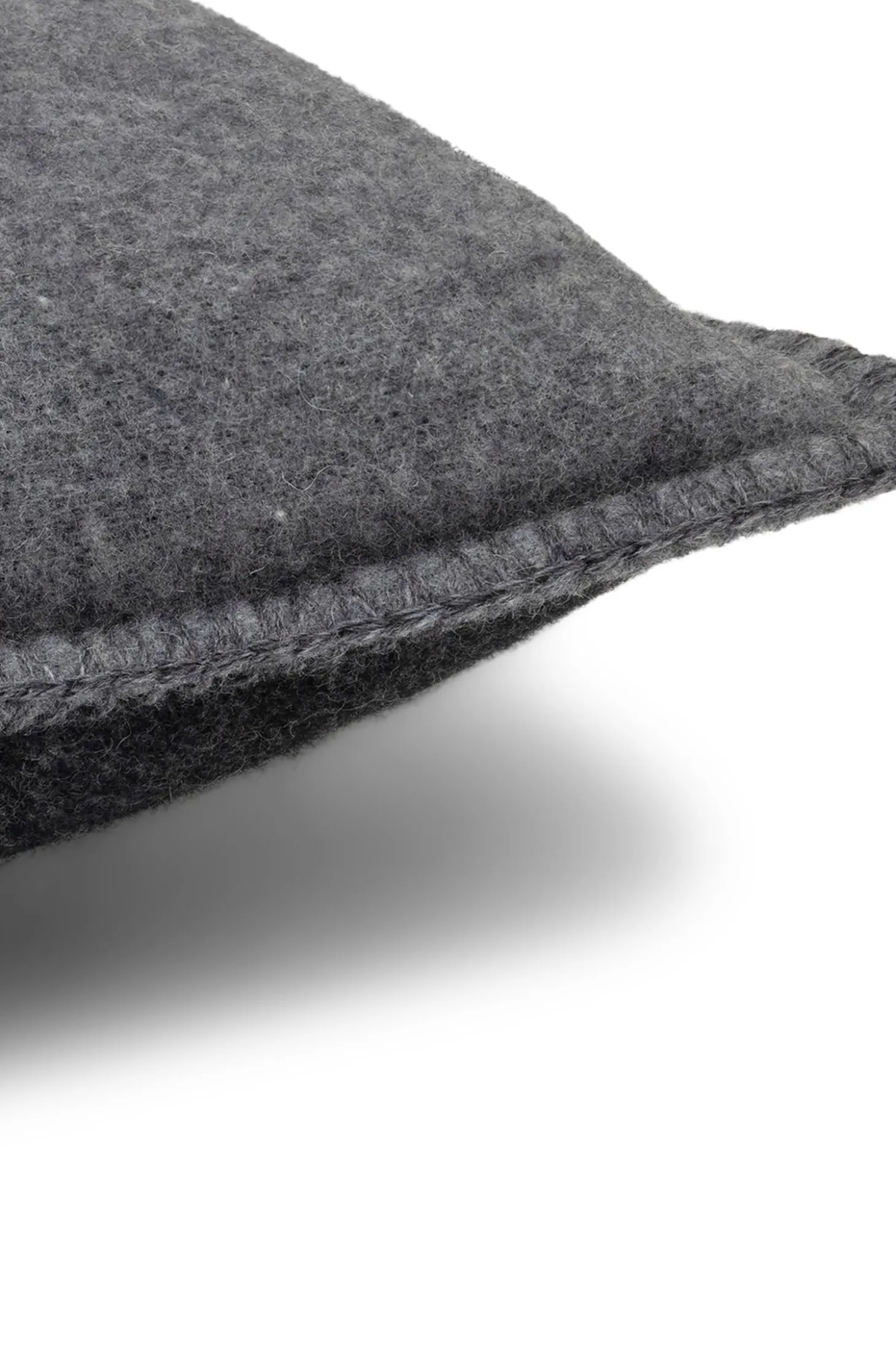 Wool-blend cushion cover with Double B monogram
