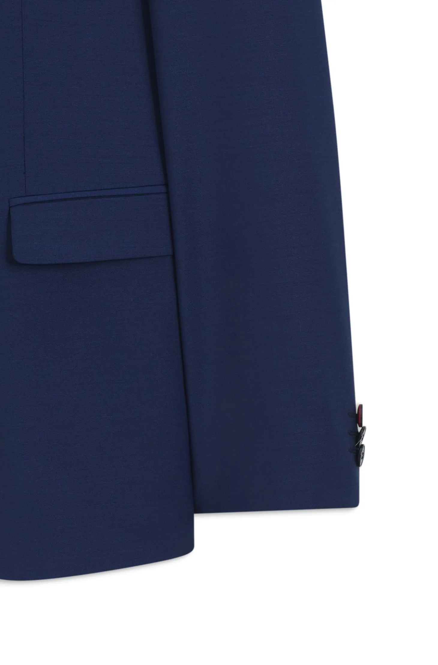 Wool-blend two-piece extra-slim-fit suit