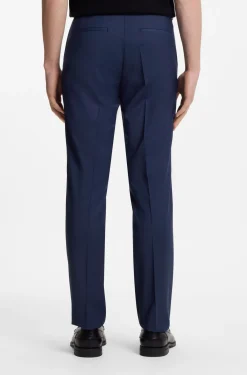 Wool-blend two-piece extra-slim-fit suit