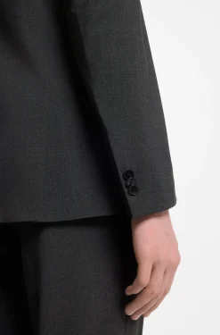 Wool-blend two-piece extra-slim-fit suit