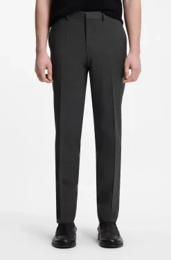 Wool-blend two-piece extra-slim-fit suit
