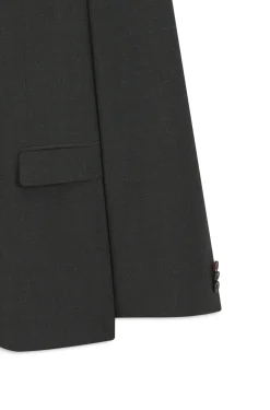 Wool-blend two-piece extra-slim-fit suit