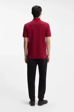 Year of the Horse Cotton-piqué polo shirt with logo artwork