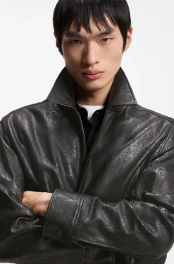 Year of the Horse Leather jacket with lasered artwork