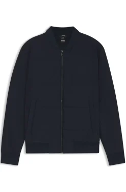 Zip-up sweatshirt with padded front